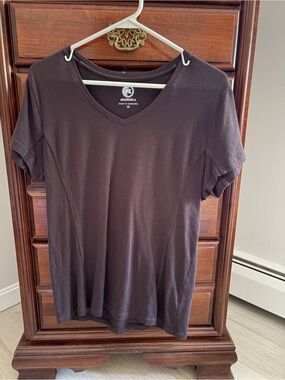Russell Athletic Brown V-Neck Tee
